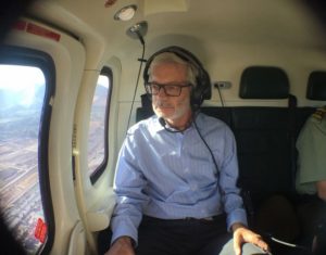 Ministro Fontaine realiza sobrevuela para verificar cumplimiento de plan de contingencia en carreteras 29.03.2018 [640x480]