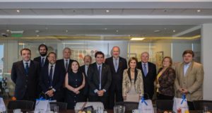 Autoridades y ex autoridades del Ministerio de Minería