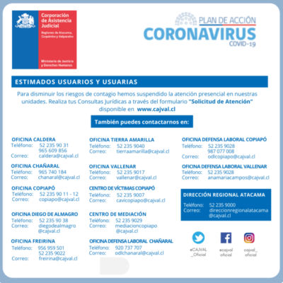 Unidades CAJ Atacama