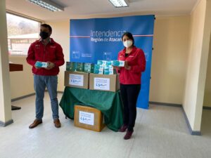 Donación de mascarillas e insumos para red asistencial de Atacama