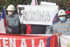 Mineros de Freirina en manifestación