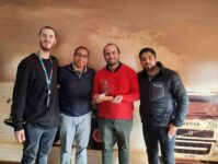 izq a der Cristhian Castillo, ejecutivol ACHS, junto a Arturo Moraga, Giorgio Giuffra y Gonzalo Tapia-compressed