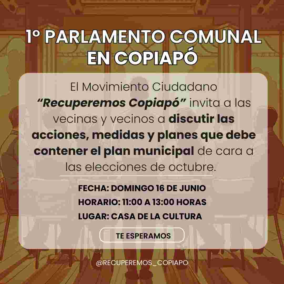 Invitación al 1° Parlamento Comunal-compressed