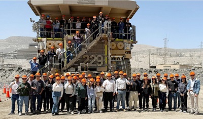 Estudiantes en práctica 2025 Minera Candelaria
